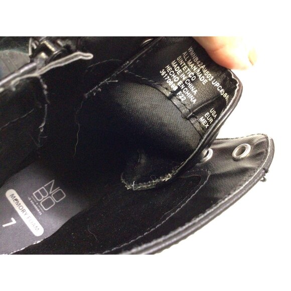 Grunge Combat Boots Lace Up Womens 7 - Picture 10 of 10